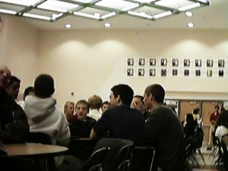 Random people in the cafeteria